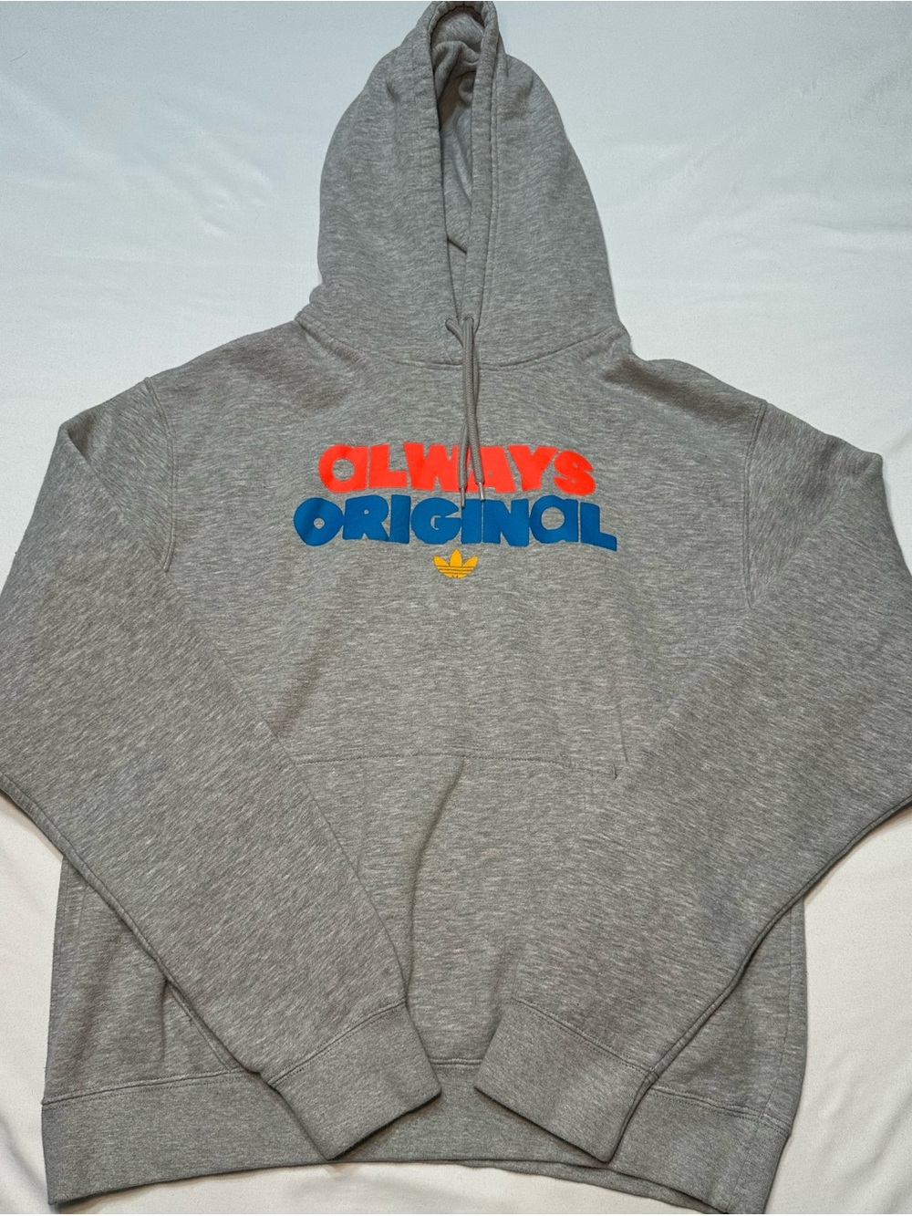 Adidas Originals Always Original Graphic Hoodie Grey M